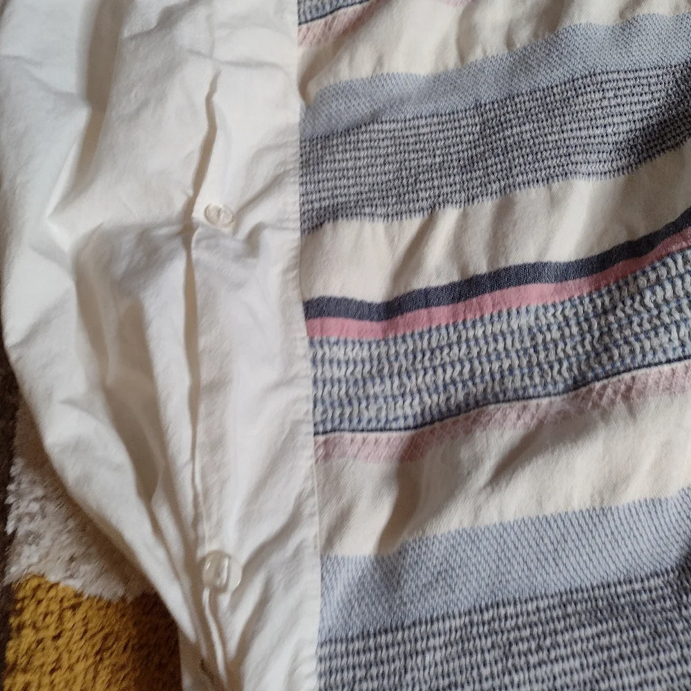 Anthropologie Camila Woven Striped Duvet Cover Queen Bohemian Boho